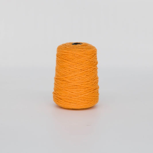 Orange 100% Wool Rug Yarn On Cones (313) - Tuftingshop