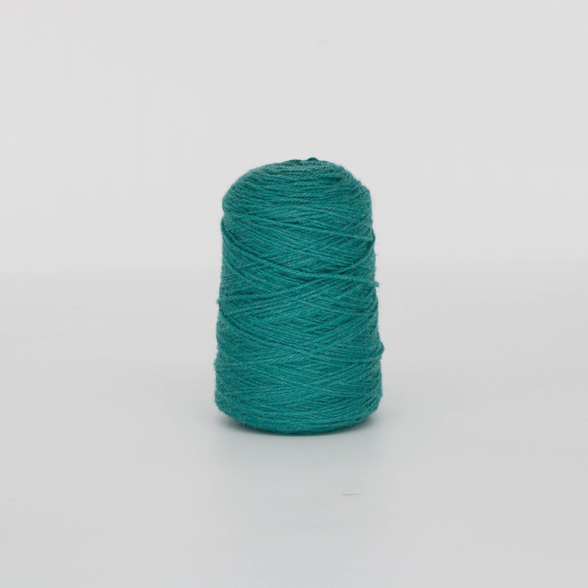 Teal 100% Wool Rug Yarn On Cones (212) - Tuftingshop
